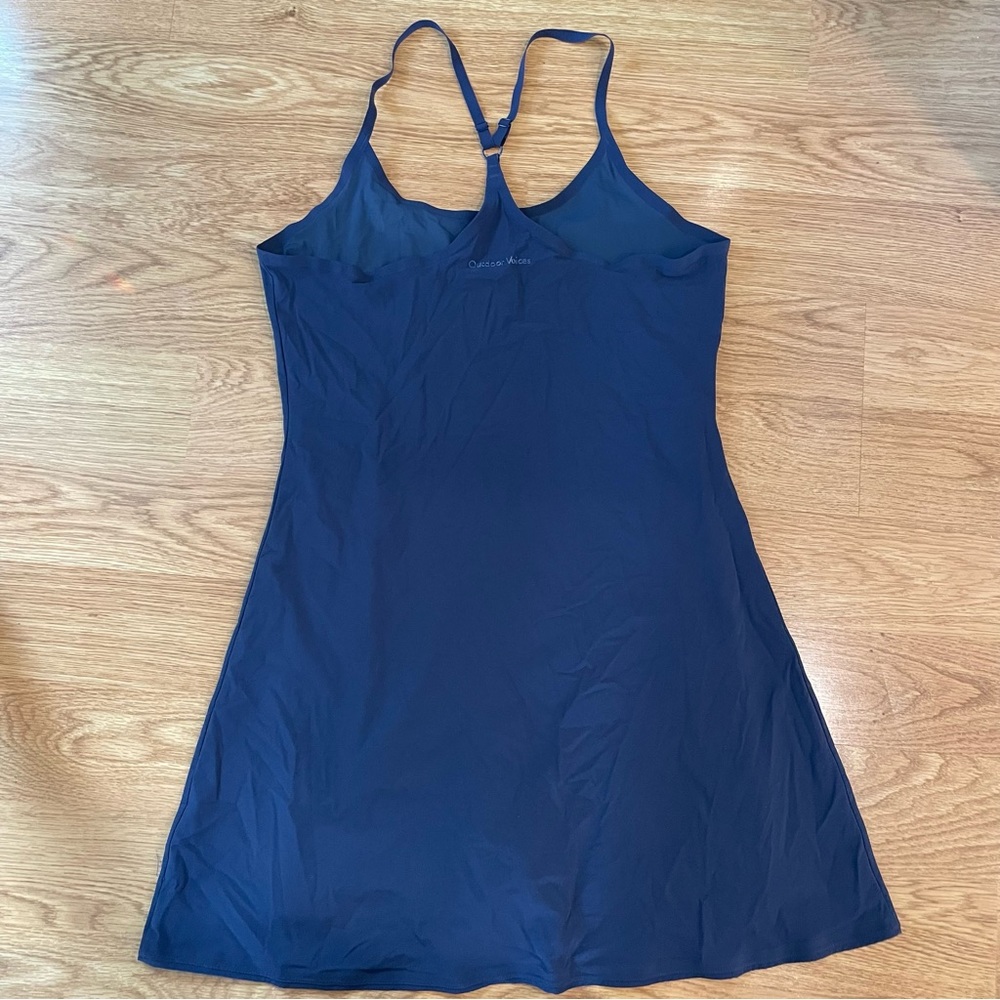 NWOT Outdoor Voices The Exercise Dress with Built In Shorts in Blue Size Large - Picture 7 of 9